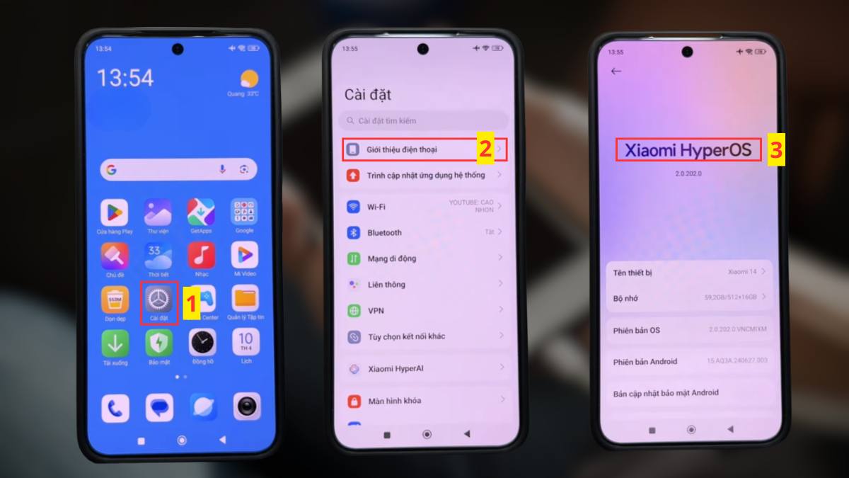 Lỗi không thể lưu thay đổi đối với liên hệ Xiaomi - bước 1,2