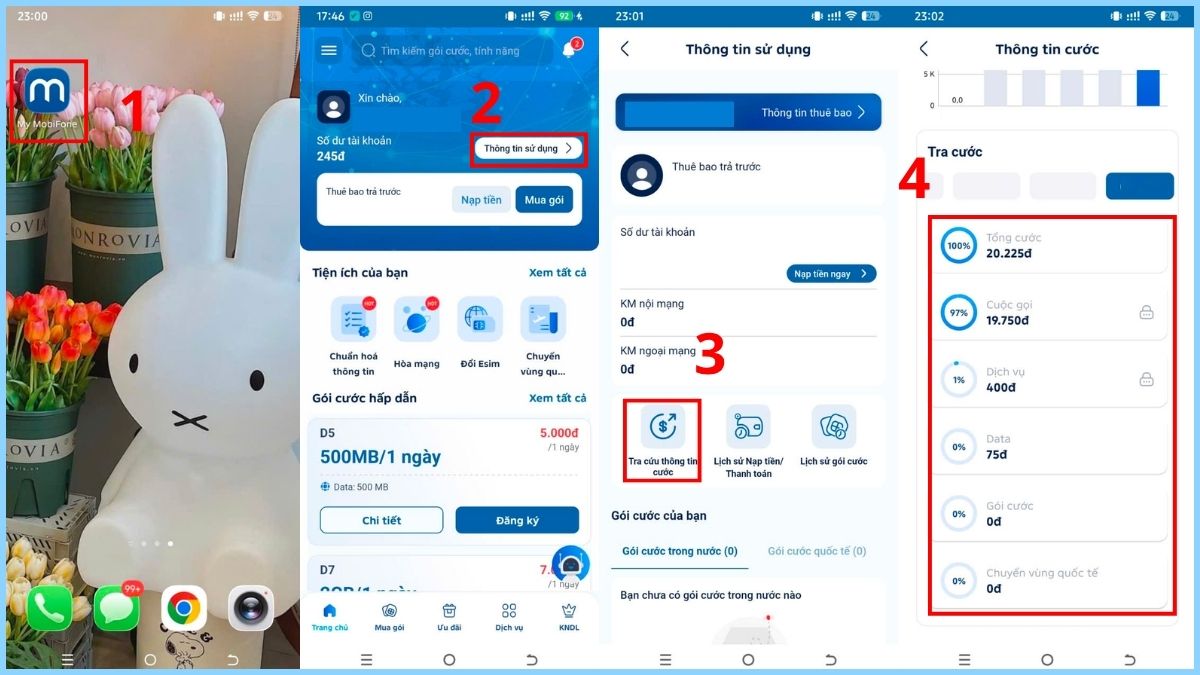 Hướng dẫn cách kiểm tra dịch vụ MobiFone đang sử dụng trên MobiFone 