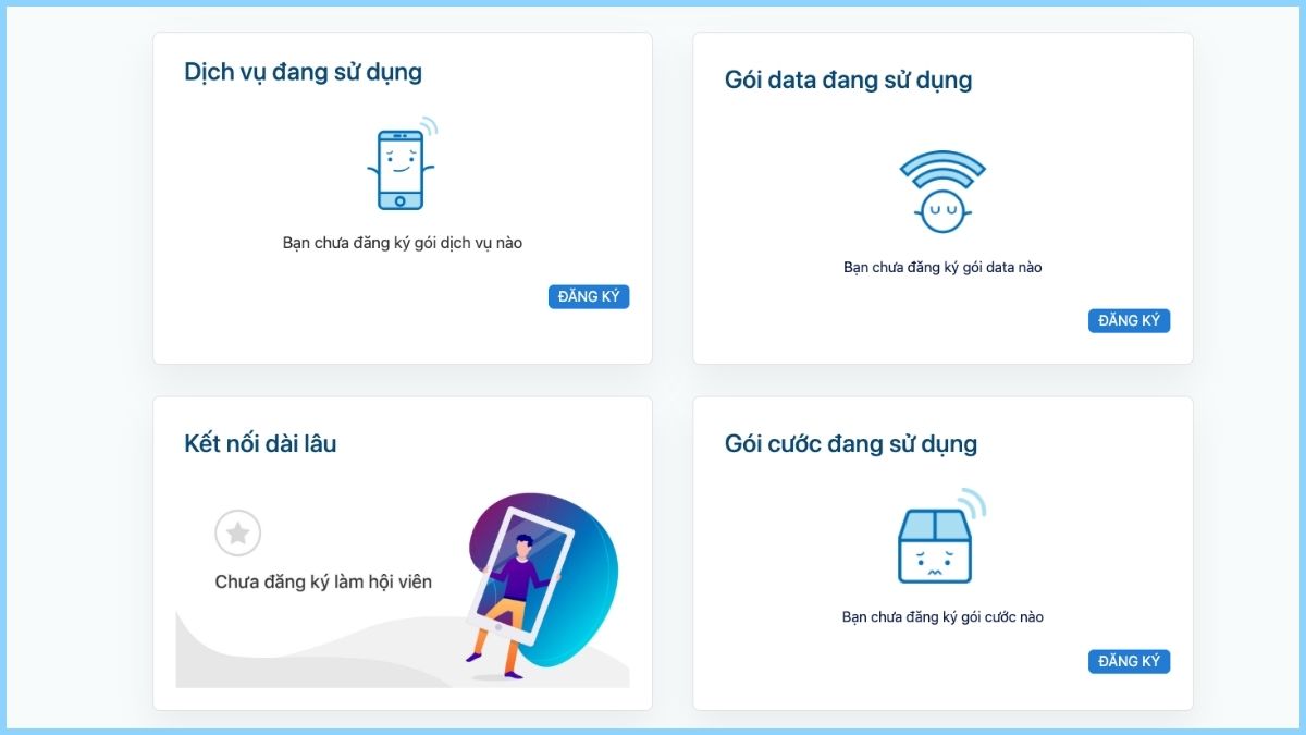 Hướng dẫn cách kiểm tra dịch vụ MobiFone đang sử dụng trên website MobiFone - bước 3