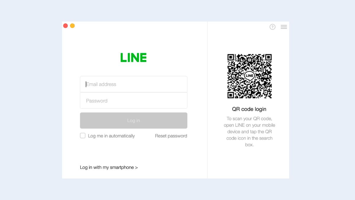 Cách sử dụng LINE trên máy tính - bước 2