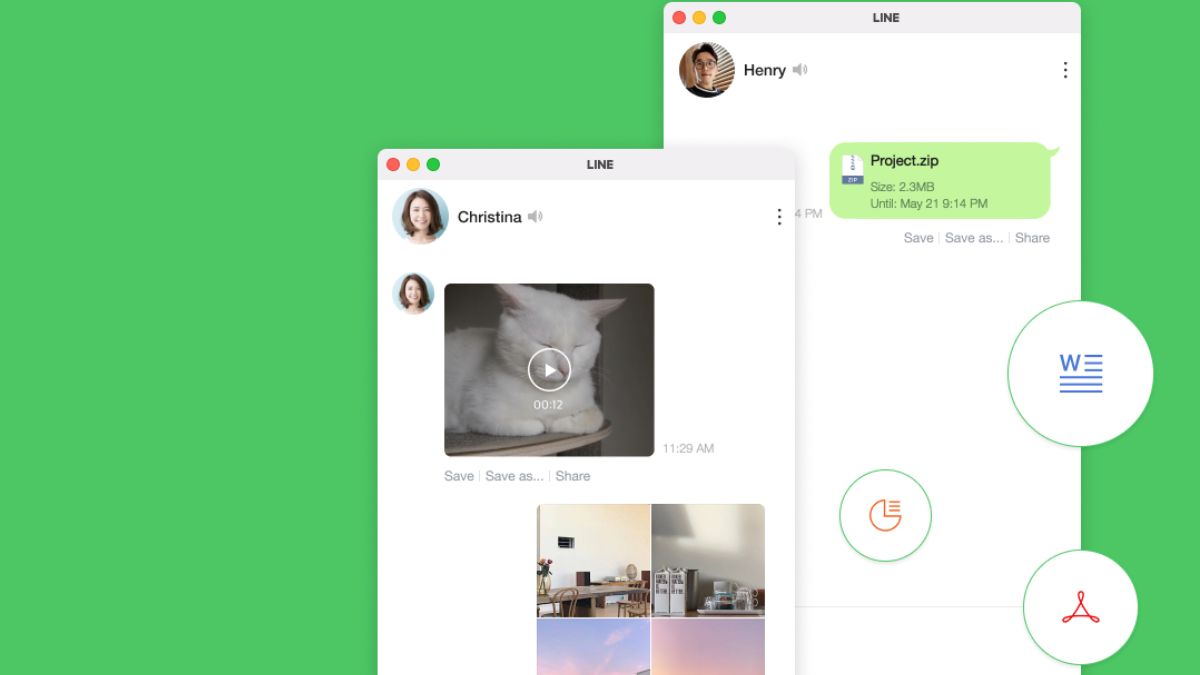 LINE hoạt động như thế nào?