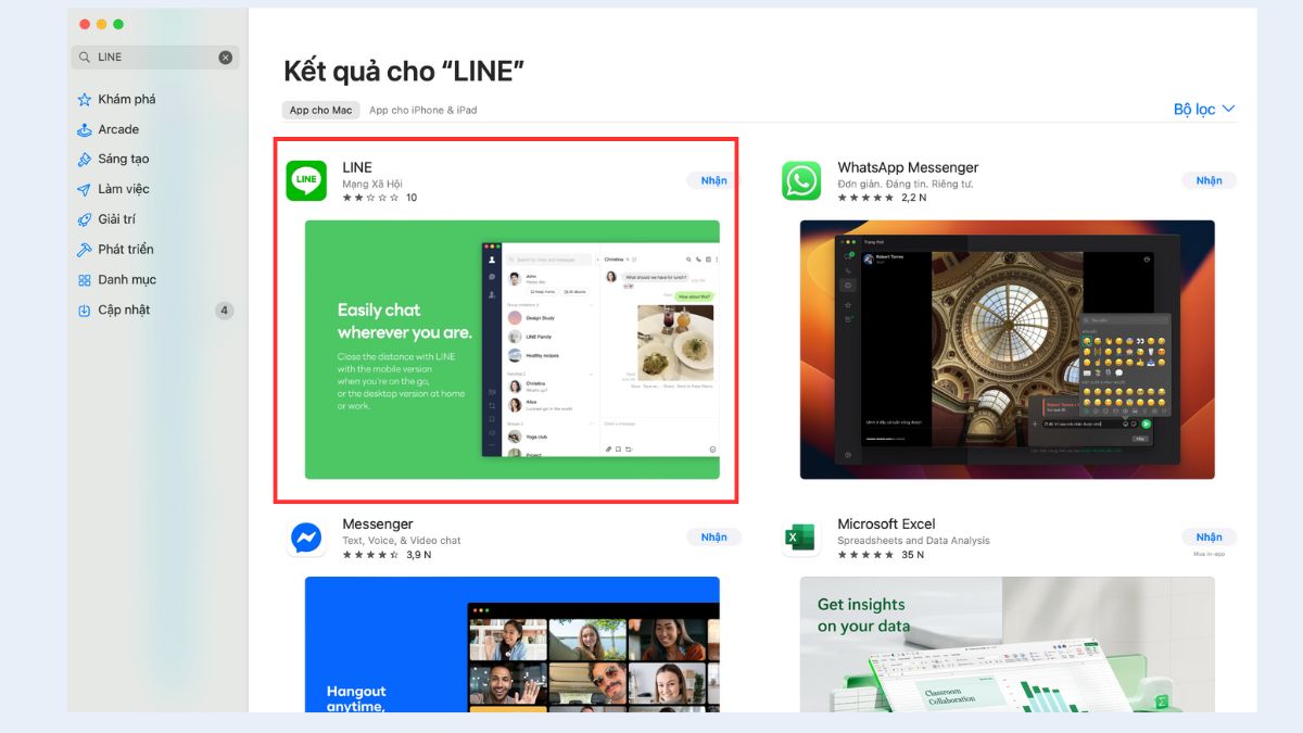 Cách sử dụng LINE trên máy tính - bước 1