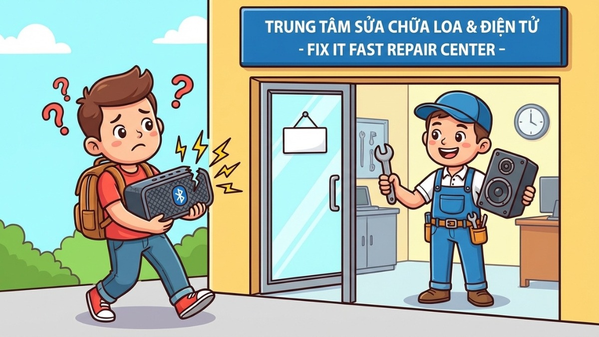 khi nào cần đến trung tâm sửa lỗi loa bluetooth bị ngắt quãng, giật tiếng