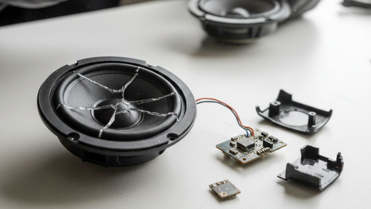 cách khắc phục loa Bluetooth bị rè do màng loa bị rách