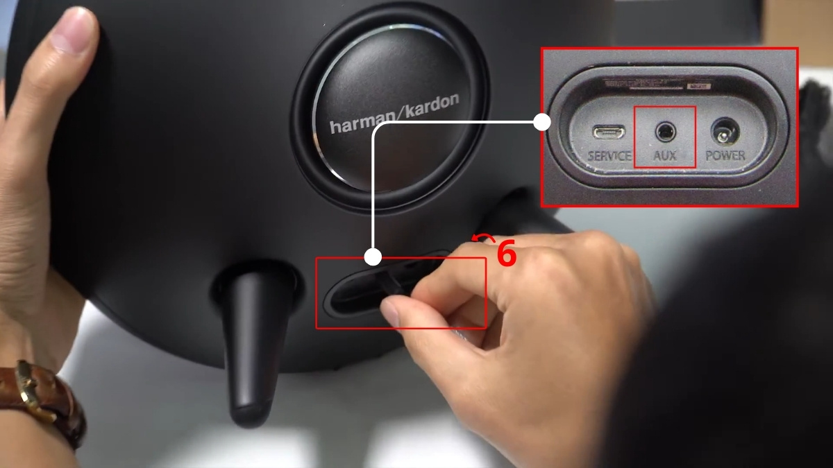 Hướng dẫn cách hát karaoke trên loa Harman Kardon - bước 2