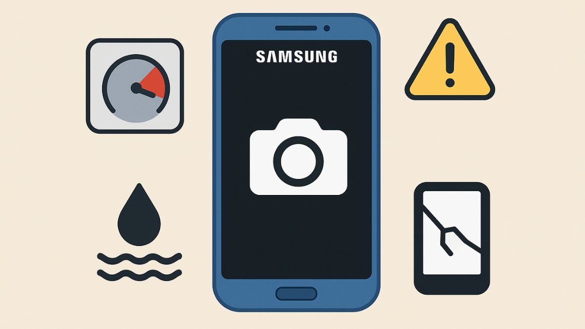 Nguyên nhân máy ảnh Samsung bị lỗi