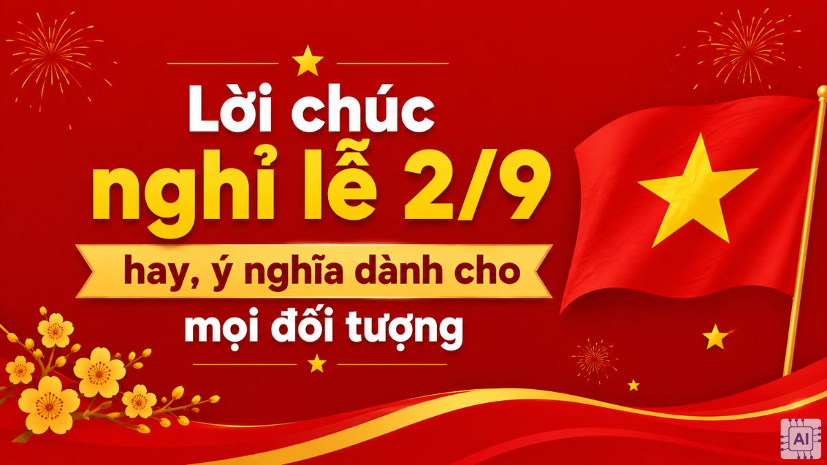 Lời chúc nghỉ lễ 2/9 hay, ý nghĩa dành cho mọi đối tượng