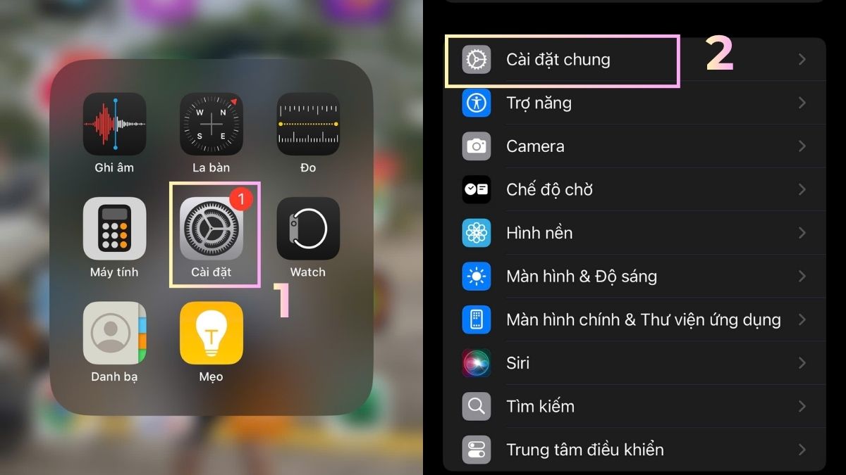 Cách khắc phục lỗi điện thoại không được đăng ký vào mạng - khôi phục cài đặt gốc trên iphone - bước 1