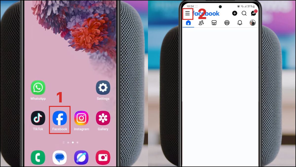 Cách bật tính năng Reels trên Facebook - bước 1