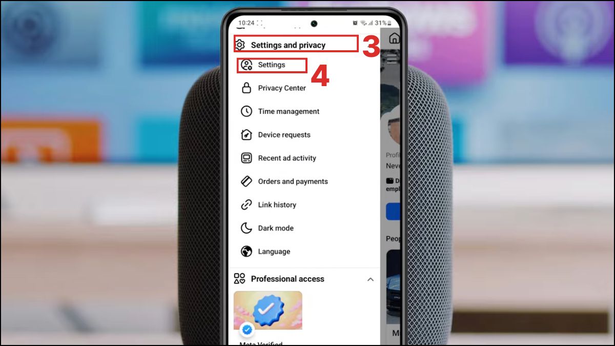 Cách bật tính năng Reels trên Facebook - bước 2