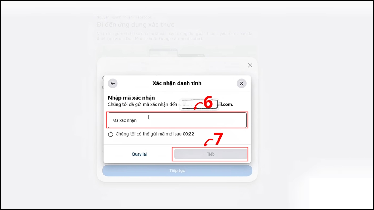 Khắc phục lỗi đăng nhập và bảo mật tài khoản Facebook - lỗi xác thực 2 yếu tố không nhận mã otp - bước 2.2