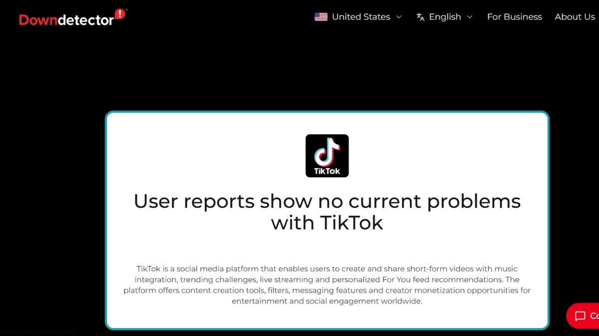 Không xem được video trên TikTok dù đã thử các cách trên - kiểm tra xem tiktok có bảo trì