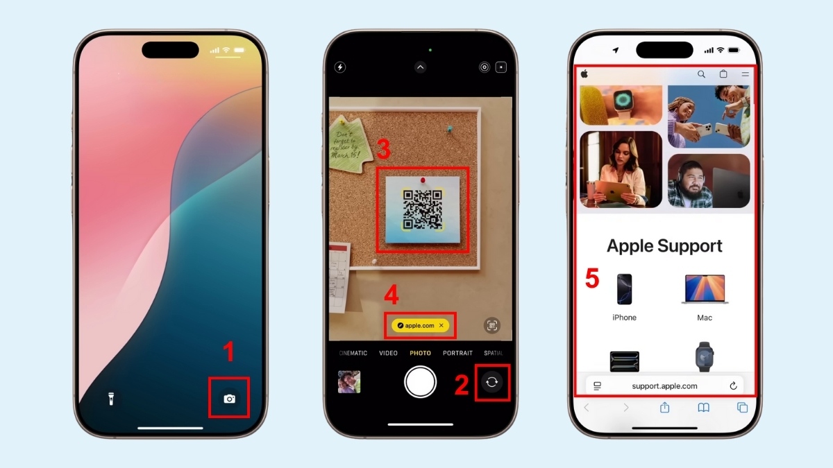 Hướng dẫn cách quét mã QR code trên điện thoại iphone