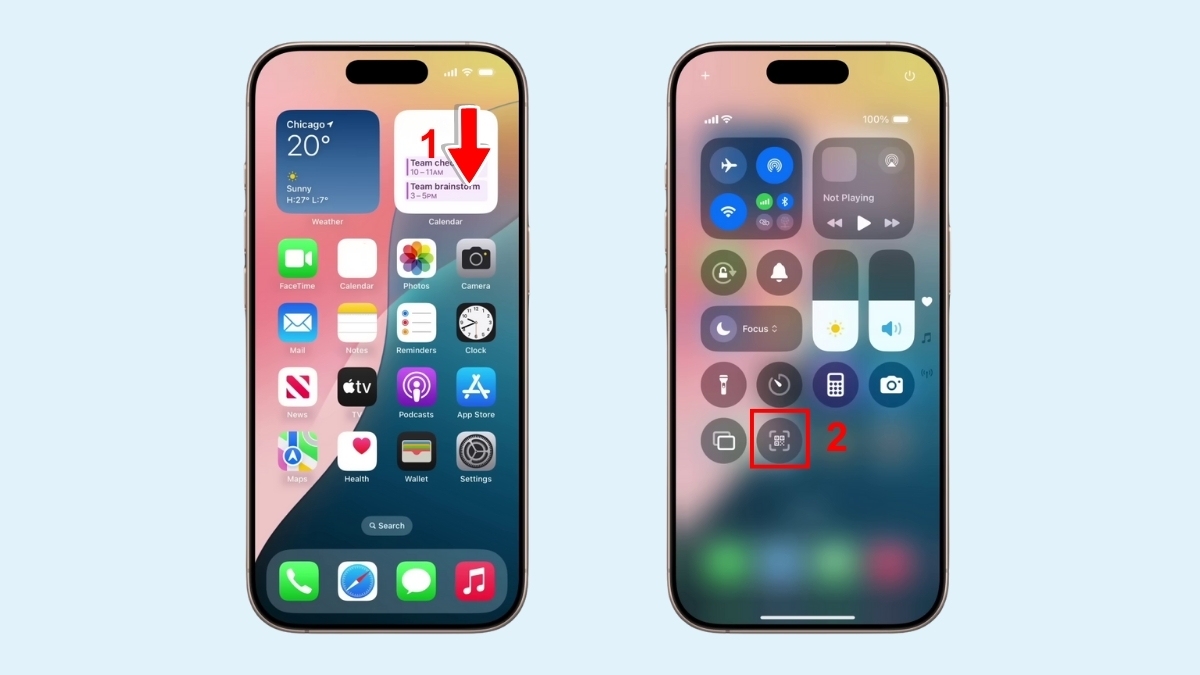 Hướng dẫn cách quét mã QR code trên app - bước 1,2