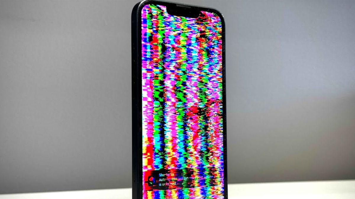 Dấu hiệu nhận biết màn hình điện thoại bị nhiễu