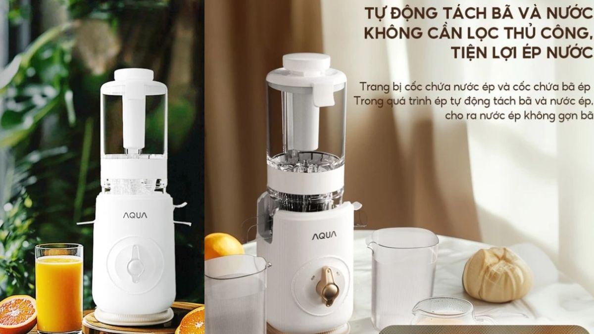 máy ép trái cây cho quán cafe Aqua AQS-JSJ0901RW-VN