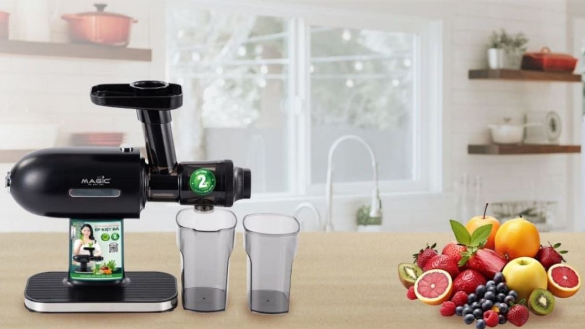 máy ép trái cây dùng cho quán cà phê Magic Eco AC-136