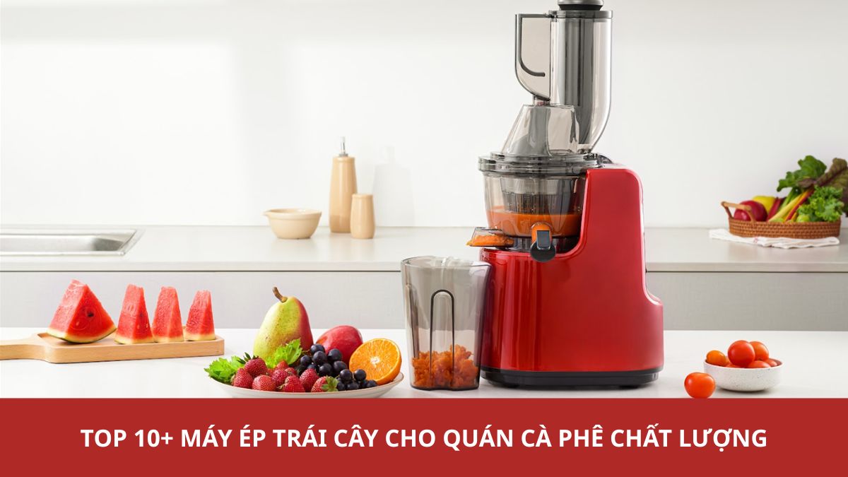 TOP 10+ máy ép trái cây cho quán cà phê chất lượng