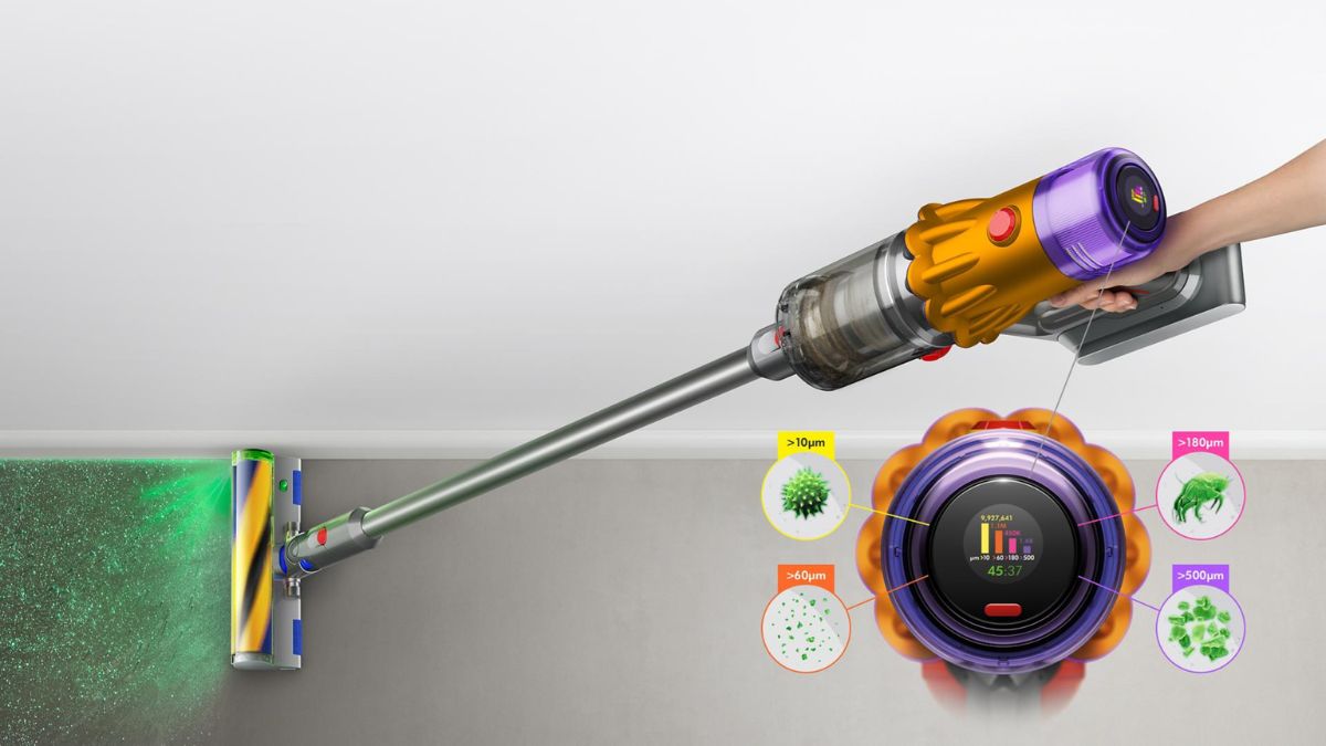 máy hút bụi công nghiệp cho văn phòng Dyson V12 Detect Slim Absolute