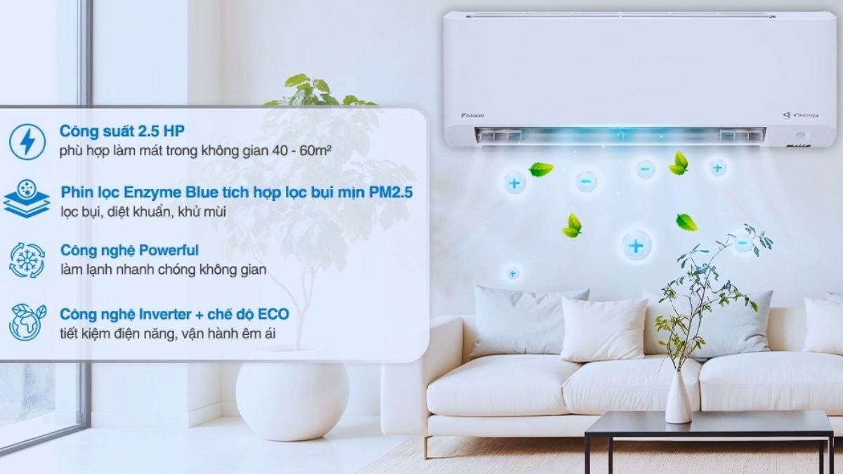 Top thương hiệu máy lạnh cho chung cư chất lượng hiện nay - daikin