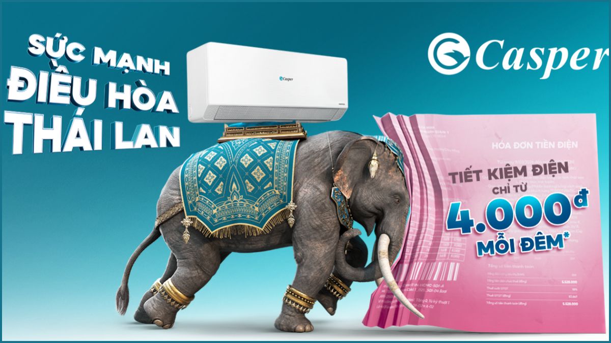 Top thương hiệu máy lạnh cho chung cư chất lượng hiện nay - casper