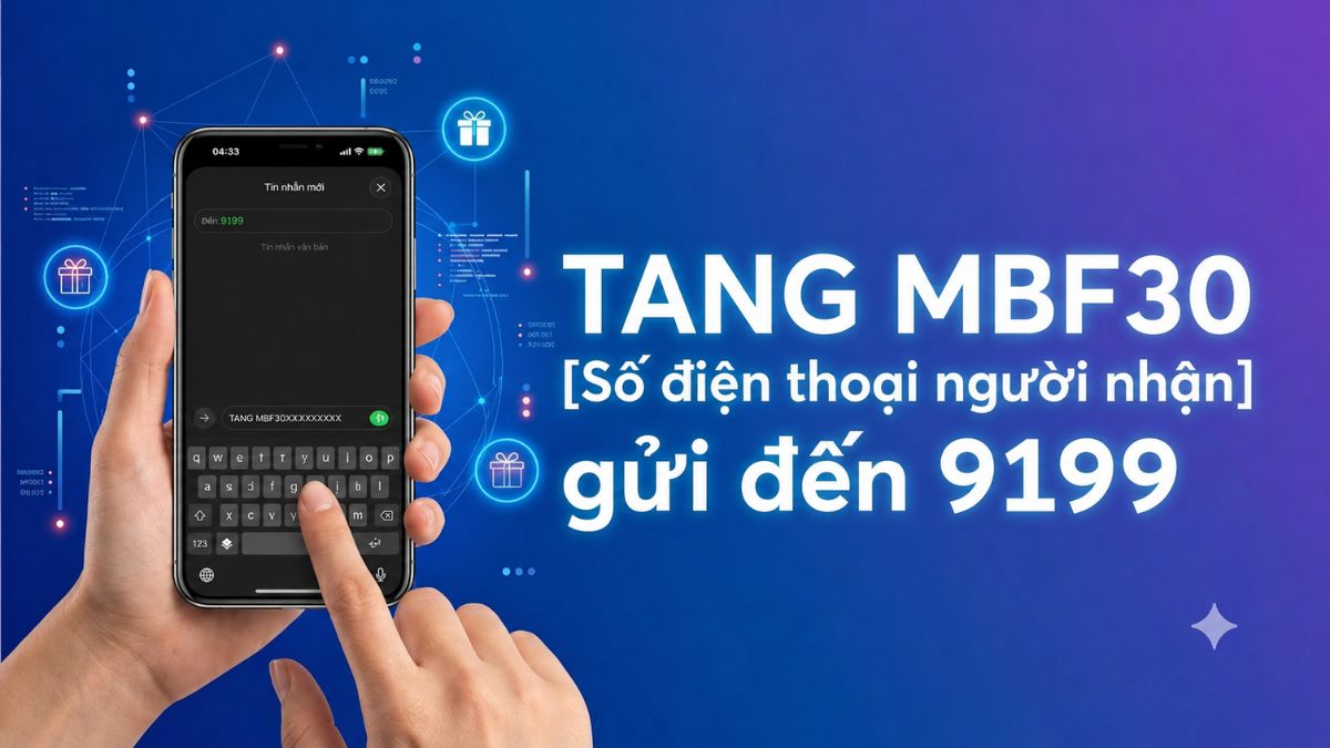 Cách tặng gói MBF30 cho thuê bao mobifone khác