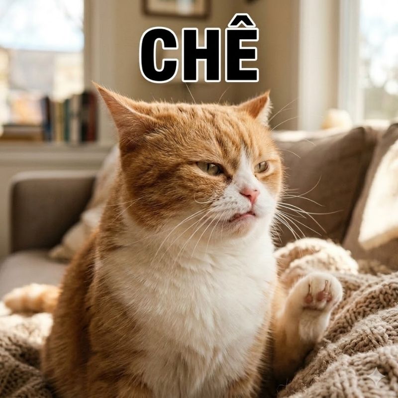 Meme mèo chê dễ thương - 4