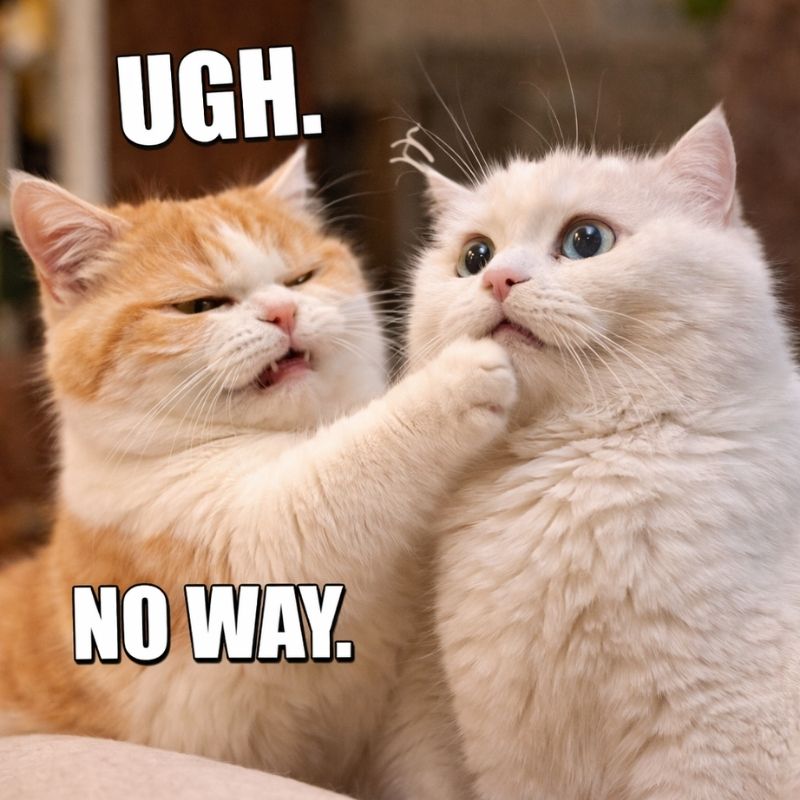 Meme mèo chê dễ thương - 5