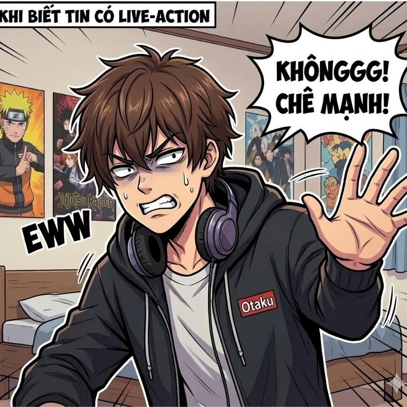 Meme chê phiên bản anime - 4