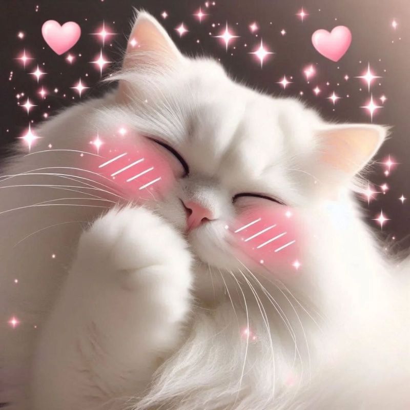 Meme mèo ngại ngùng - 2