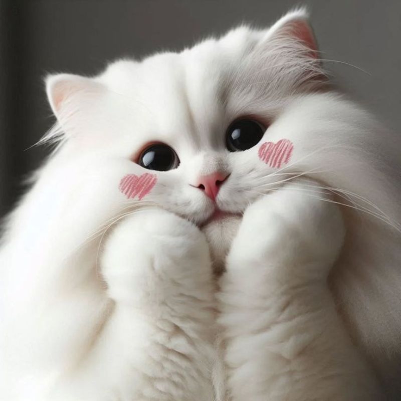 Meme mèo ngại ngùng - 3