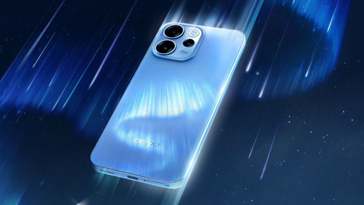 Điện thoại màu xanh dương hợp mệnh Mộc - oppo reno15 5G màu xanh dương
