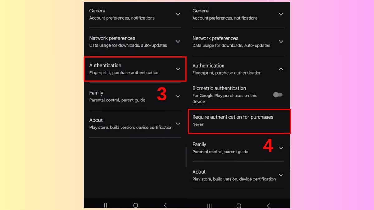 Cách bật tính năng mua In-app - bước 2