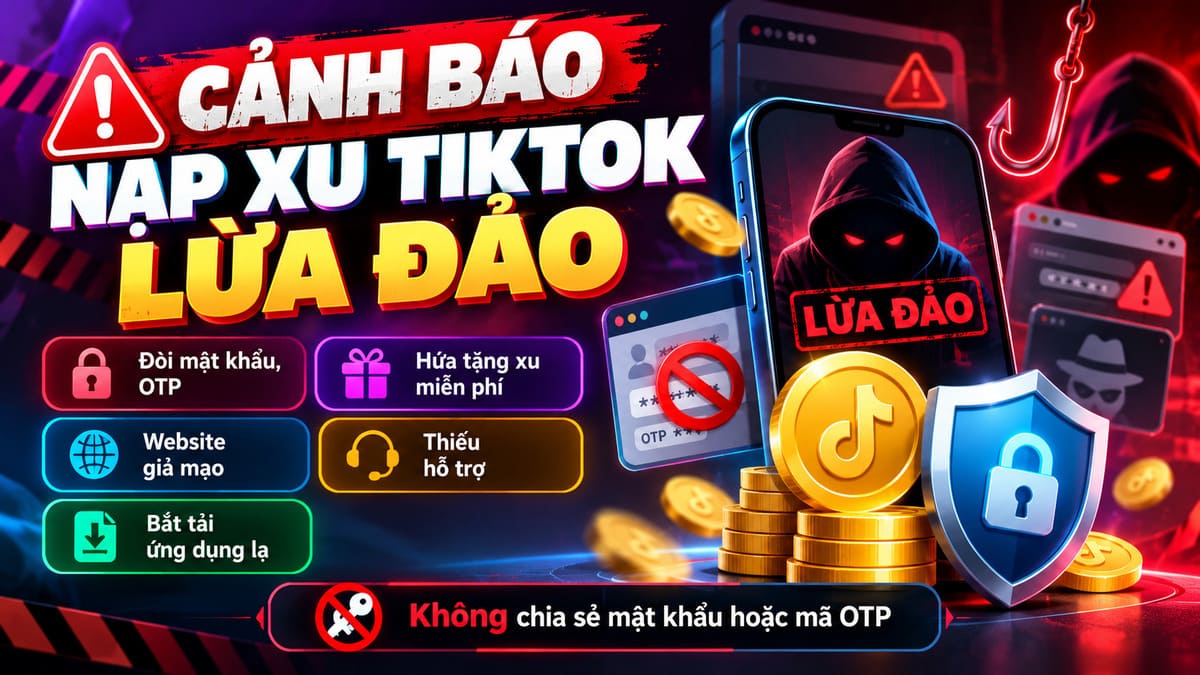 Dấu hiệu nhận biết đại lý nạp xu lậu lừa đảo