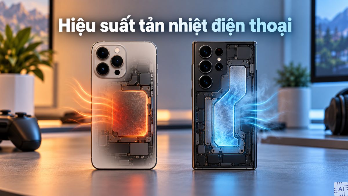So sánh đặc điểm hiệu năng iOS và Android khi chơi game - hiệu suất tản nhiệt