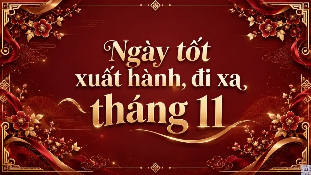 Xem ngày đẹp tháng 11 năm 2026 ngày tốt xuất hành