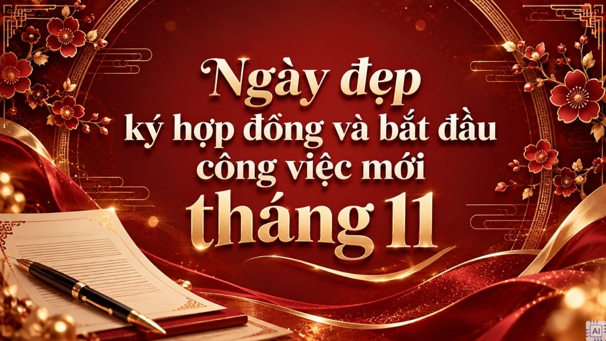 Xem ngày đẹp tháng 11 năm 2026 ngày ký hợp đồng