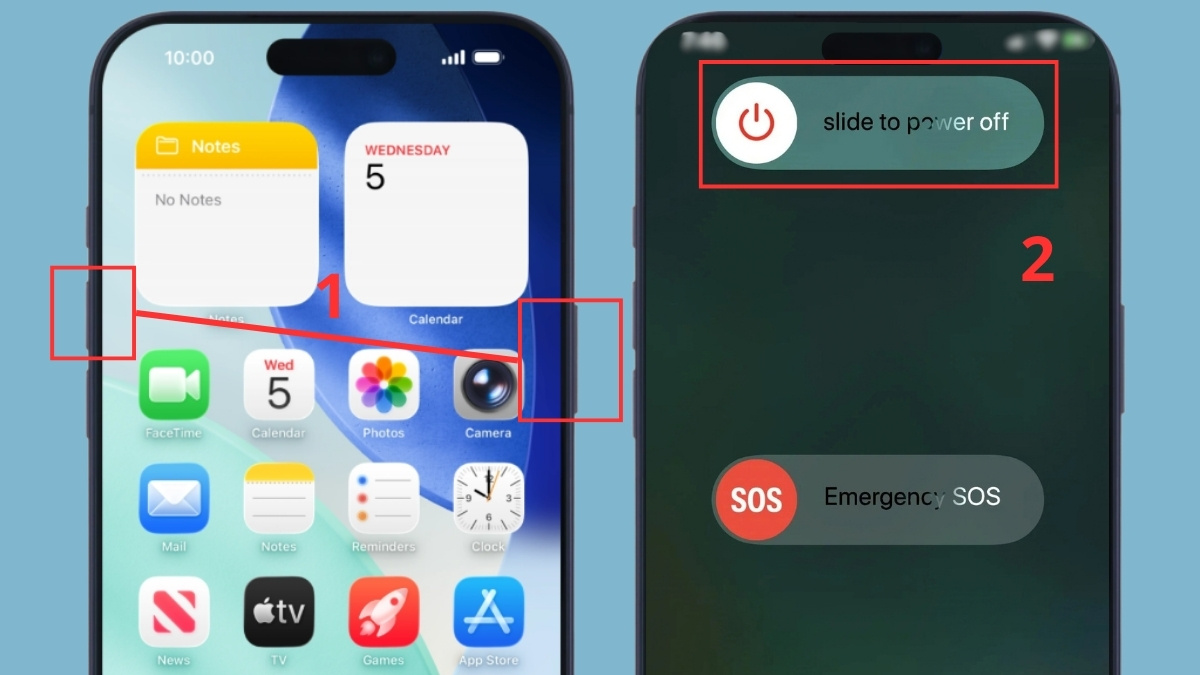 Nút sườn iPhone có faceid có tính năng gì? - tắt và mở iphone