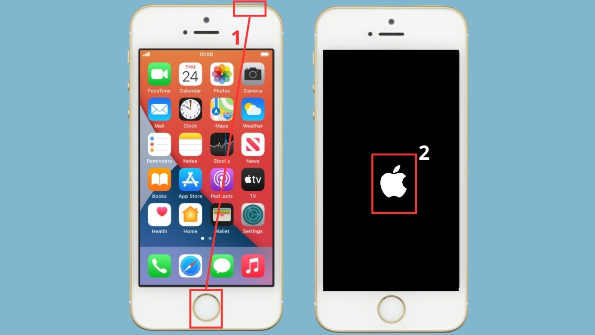 Nút sườn iPhone có tính năng gì? với iphone 6s, SE - khỏi động lại máy