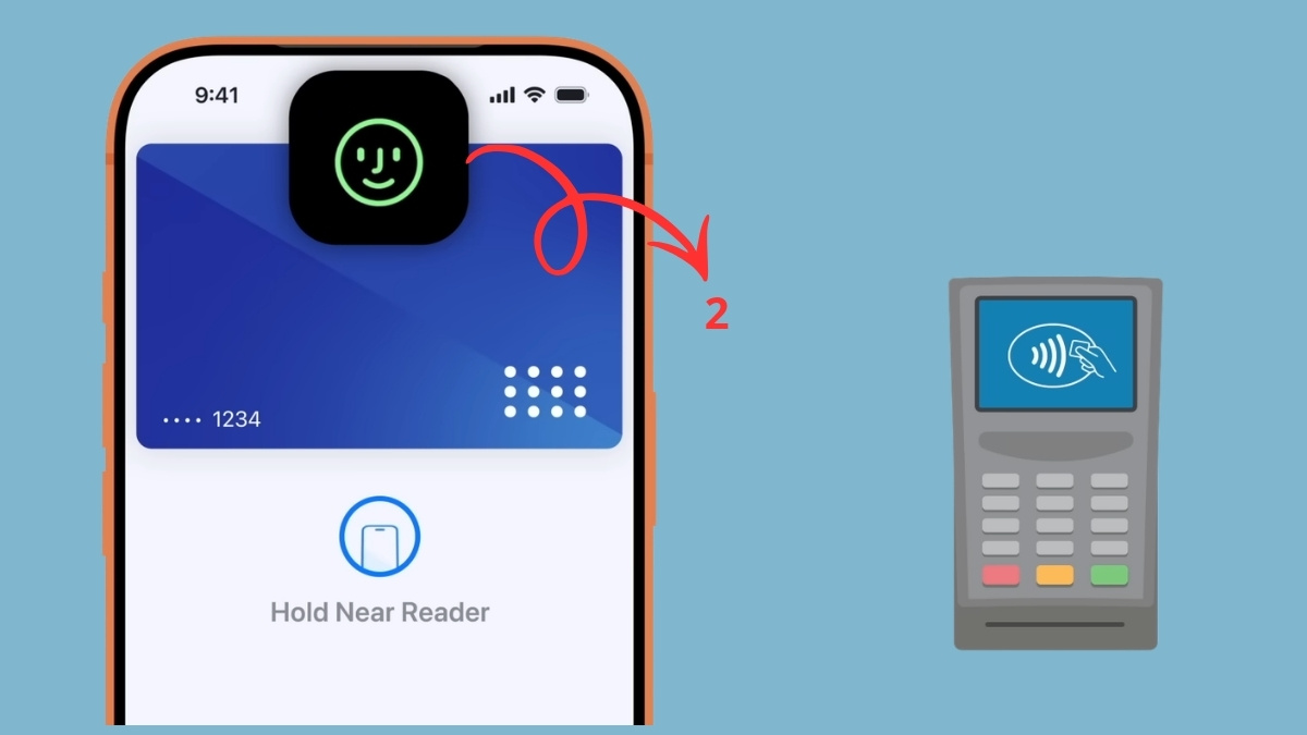 Nút sườn iPhone có tính năng gì? - thanh toán apple pay - bước 2