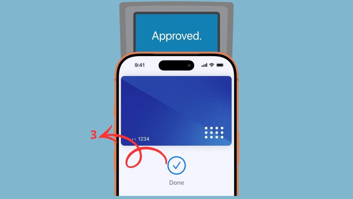Nút sườn iPhone có tính năng gì? - thanh toán apple pay - bước 3