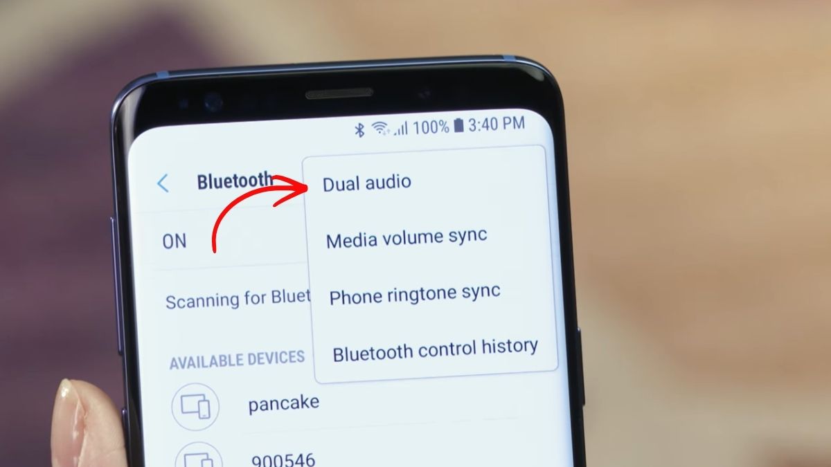 phần mềm kết nối điện thoại với 2 loa Bluetooth - Samsung Dual Audio