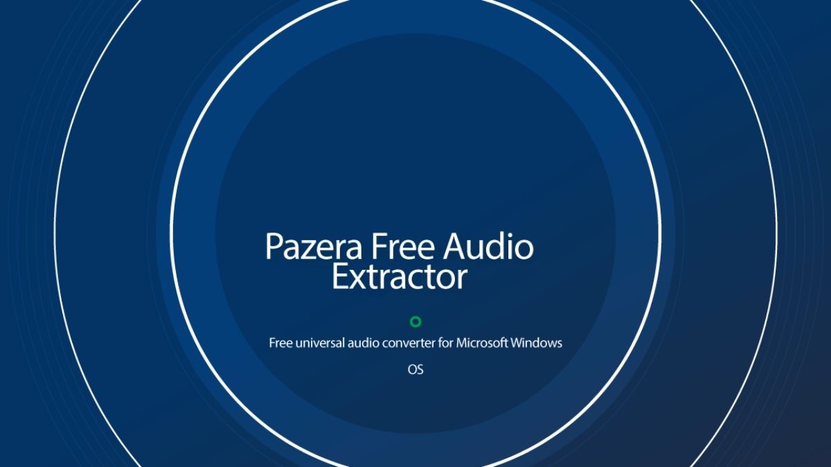 Pazera Free Audio Extractor app tách âm thanh từ video