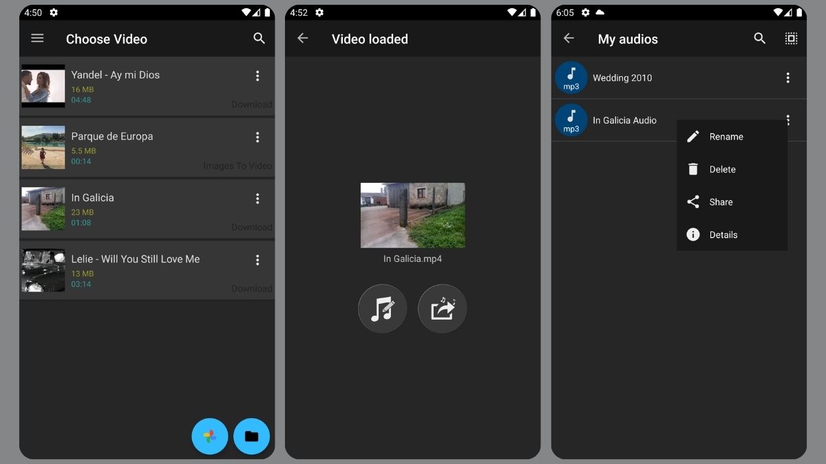 Extract Audio / Extract Audio from Video phần mềm tách nhạc từ video trên điện thoại
