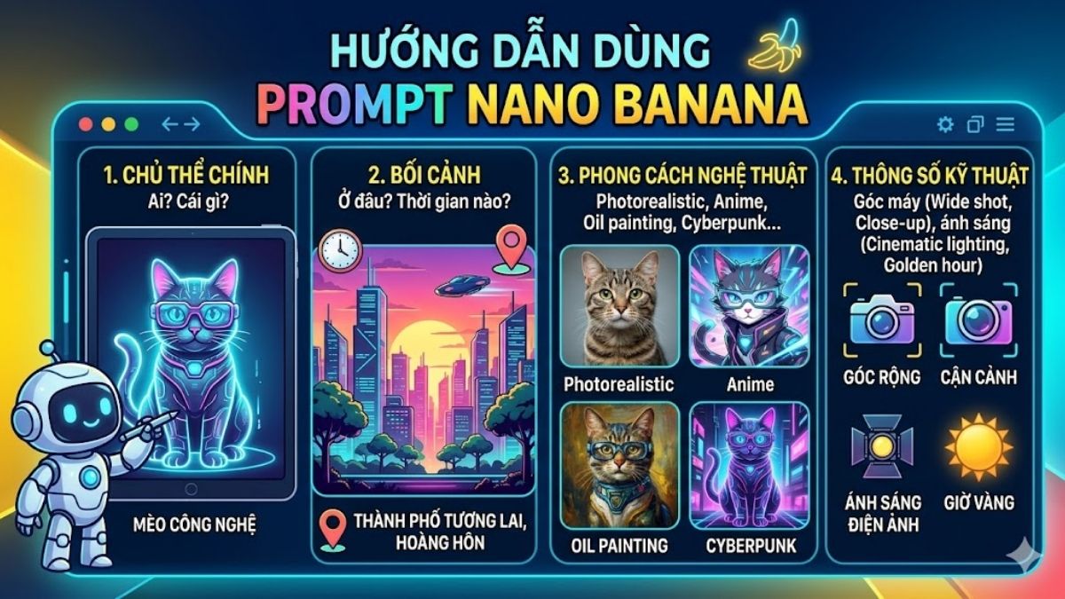 Cách sử dụng Prompt cho Nano Banana