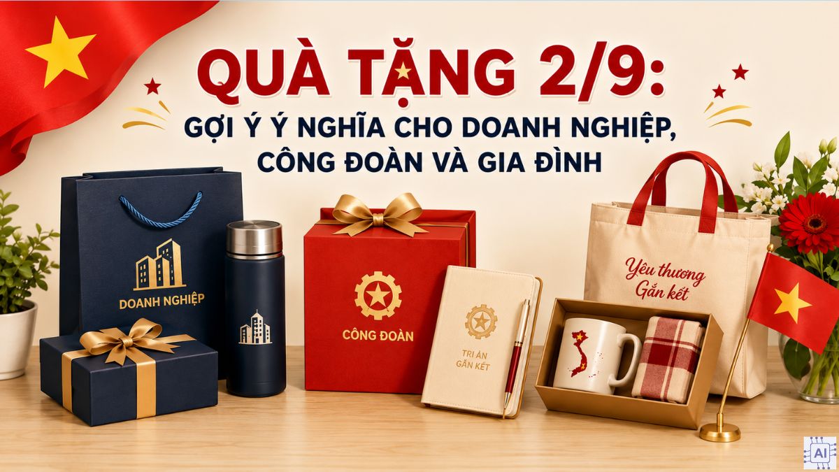 Quà tặng 2/9 ý nghĩa: Gợi ý cho doanh nghiệp và gia đình