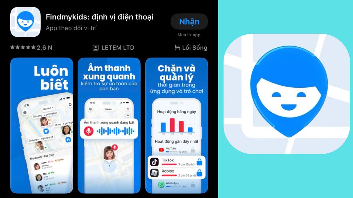 Findmykids quản lý điện thoại của con từ xa