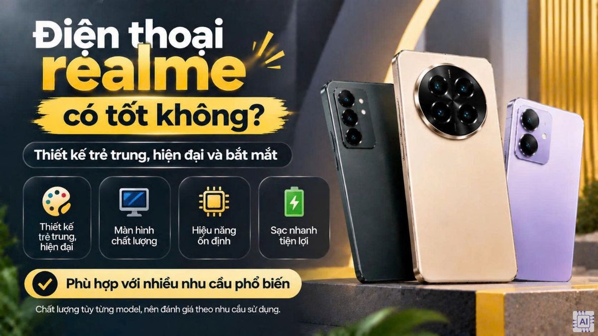 Điện thoại realme của nước nào? có tốt không