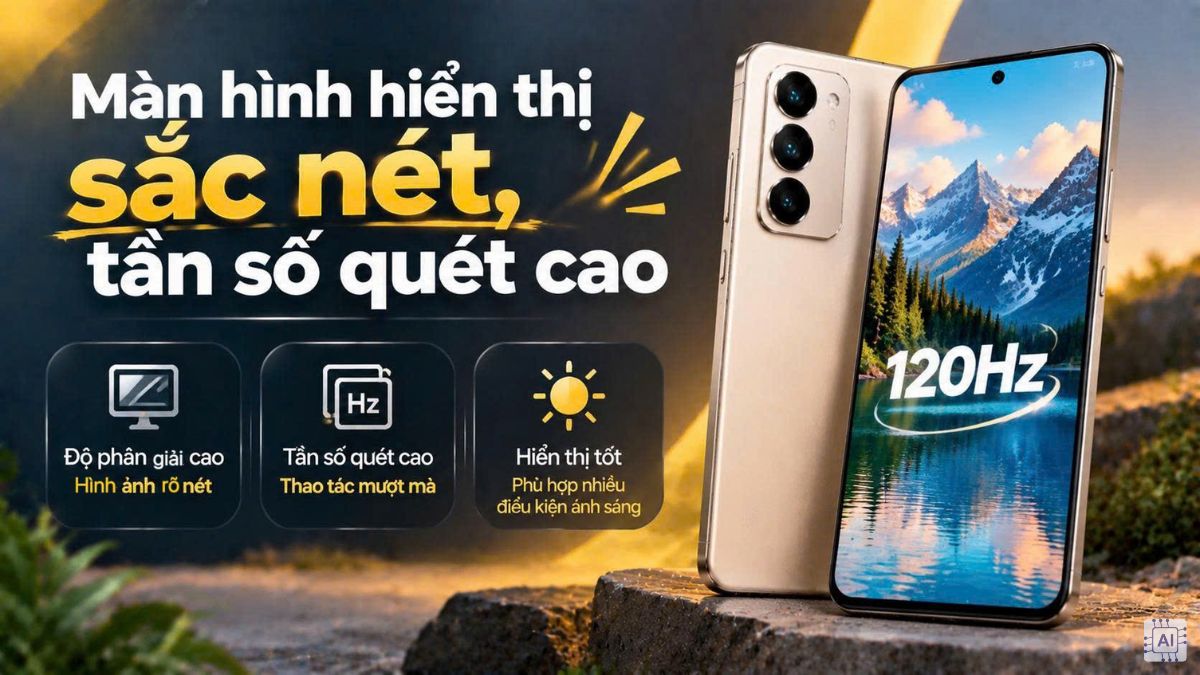 Điện thoại realme có tốt không?  màn hình hiển thị sắc nét