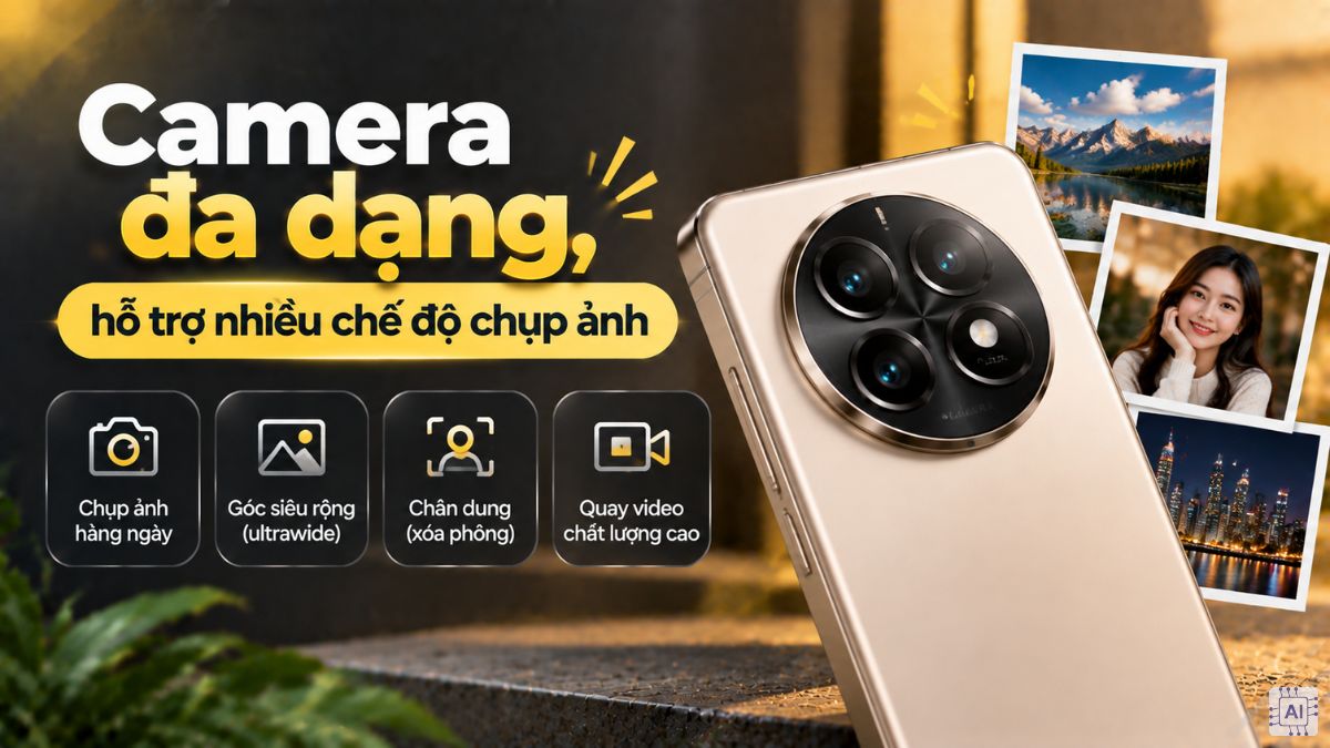 Điện thoại realme có tốt không? camera đa dạng